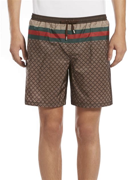 gucci mens swim trunks replica|gucci men swimsuit.